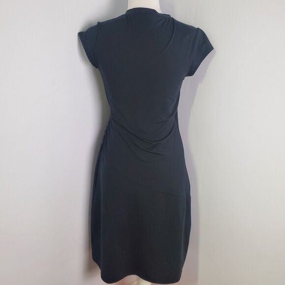 Athleta Black Midi Dress Size Small - Picture 2 of 6